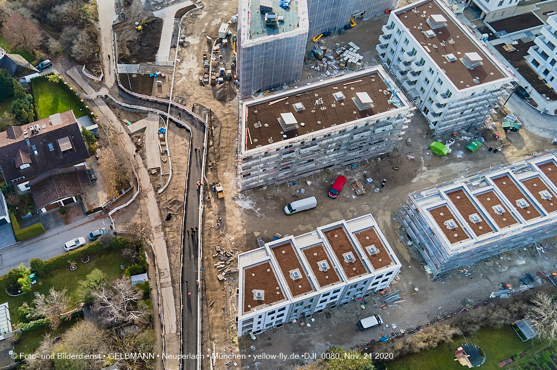 21.11.2020 - Piederstrorfer Gelände und Alexisquartier in Neuperlach in München